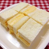 ふんわり食パンで☆噂のオムレツサンドイッチ